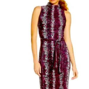 Rachel Rachel Roy Snake-Print Sleeveless Dress